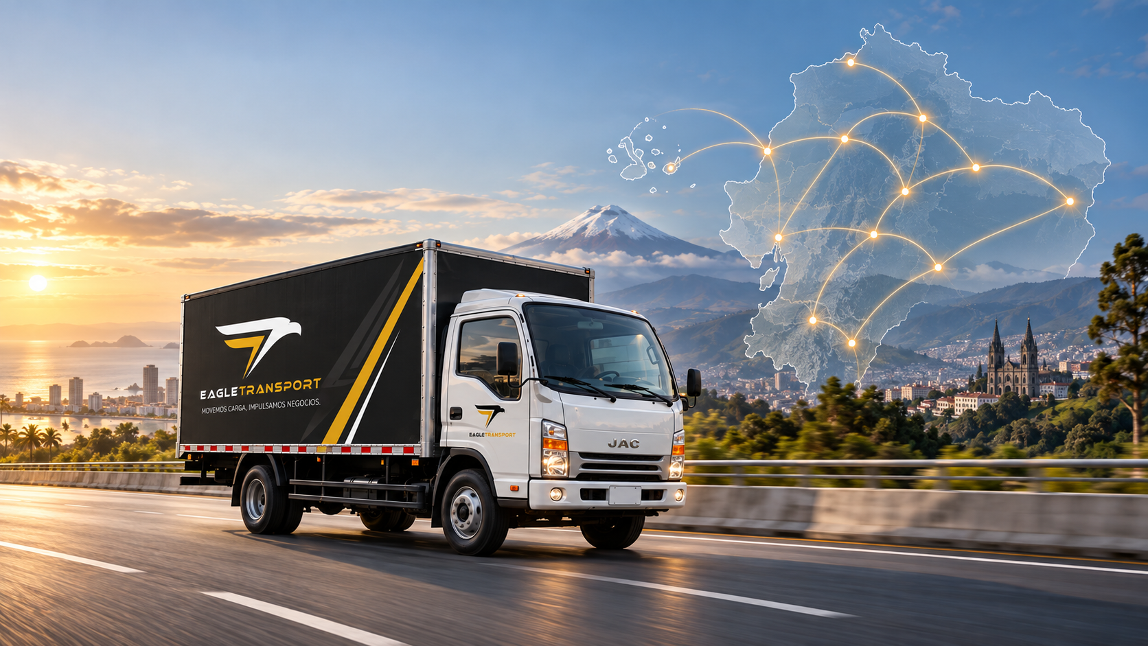 Servicio de distribución nacional de carga en Ecuador